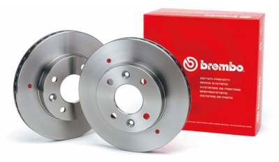 Set discuri frana fata Opel Astra H Brembo